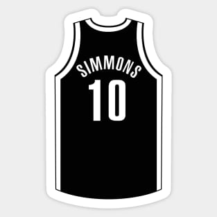 Ben Simmons Brooklyn Jersey Qiangy Sticker